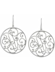 Sterling Silver Diamond Earrings - 0.10 Ct. -- LIFETIME WARRANTY