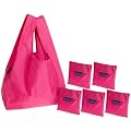 BAGGU Reusable Shopping Tote - 6-Pack, Fuchsia