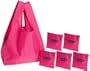 BAGGU Reusable Shopping Tote - 6-Pack,Fuchsia,one size