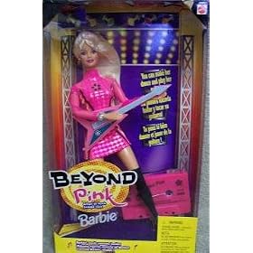 Click here to buy Barbie Beyond Pink Doll and Song! - Make Barbie Dance and Play Guitar (1998) by Beyond Pink featuring Barbie, Original Song Beyond Pink inside!