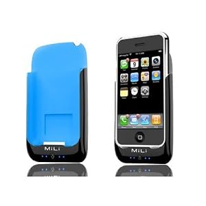 iPhone battery pack for the new 3GS, 3G by Mili-Black-blue