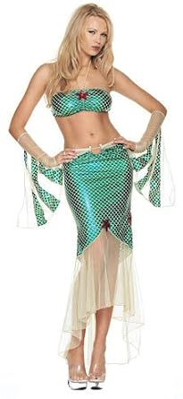 Sexy Adult Green Mermaid Costume