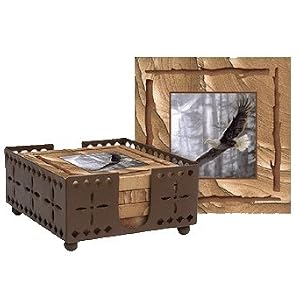 Set of Four Soaring Eagle Coasters with holder - Style WIMP62R by Thirstystone