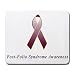 Post-Polio Syndrome Awareness Ribbon Mouse Pad
