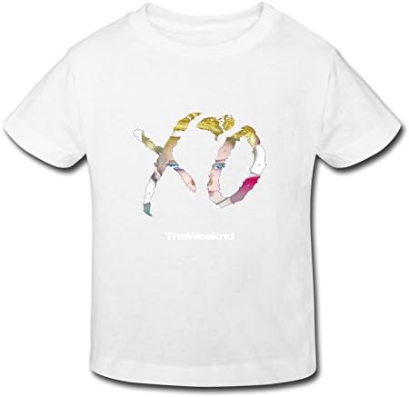 FANNGBABY Kid's Toddler The Weeknd X'O Age 2-6 T-shirt White 4 Toddler