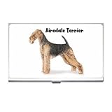 Airedale Terrier Business Card Holder Case
