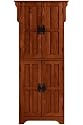 Furniture online: Craftsman Standard Four door Cabinet I With Wood Doors, WOOD 23.5"W, DARK OAK