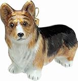 Joy to the World Collectibles European Blown Glass Pet Ornament, Pembroke Welsh Corgi