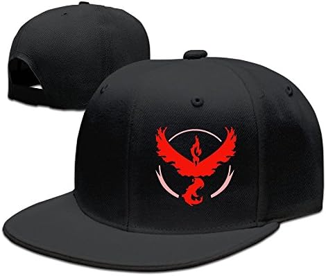 AGMPO Pokemon Go Team Valor Moltres Flat Snapback Baseball Cap For Unisex