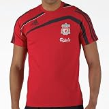 adidas Mens Liverpool FC T-Shirt Light Scarlet/Phantom