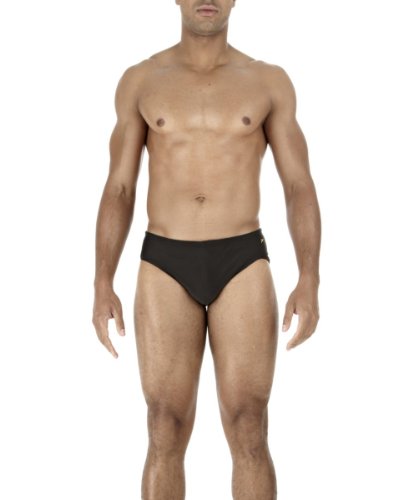Speedo Herren Badehose 6,5cm LOGO Active Brief, black/gold, 7, 8068467054 Preisvergleich
