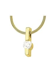 14K Yellow Gold Diamond Pendant - 0.50 Ct. -- LIFETIME WARRANTY
