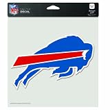 NFL Buffalo Bills 8-By-8 Inch Diecut Colored Decal Blue Buffalo Design
