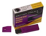 Better Tools - Carpet Blades - Round End (100 blades/pack)