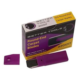 Better Tools - Carpet Blades - Square End (100 blades box) by 