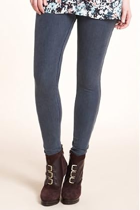 Indigo Collection Full Length Washed Leggings