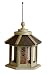 Kitchen & Housewares : Avant Yarde Gazebo Style, Wood Bird Feeder, 8 1/2 Inches High