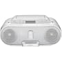 Sony Boombox with CD Player, AM/FM Radio, and iPod Dock (White)