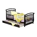 Dream on Me Deluxe Toddler Bed with Drawer - Cherry
