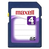 Maxell - Flash memory card - 4 GB - SD
