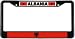 Albania Albanian Flag Black License Plate Frame Metal Holder