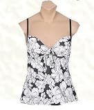 It Figures! Hip Hider Collection Italics Swimsuit Top RETAIL VALUE $79