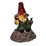 Sculptural Gardens by Heritage Farms 3321 Gnome with Lantern Garden Light