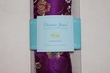 Eye Pillow Hot Cold Aroma Therapy -Purple Silk Brocade