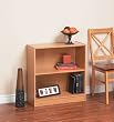 Two Shelf Bookcase in Oak Finish By Mylex Furniture