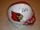 Brian Brohm Autographed/Hand Signed Authentic Louisville Helmet