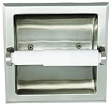 Satin Nickel Recessed Toilet Paper Holder