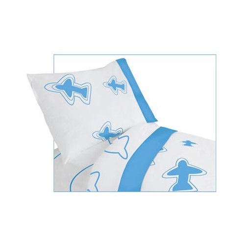 Organic Toddler Bedding - Airplane