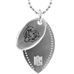 Stainless Steel NFL Dallas Cowboys Football Dog Tag Necklace 26