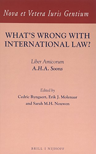 What's Wrong with International Law?: Liber Amicorum A.H.A. Soons (Nova Et Vetera Iuris Gentium)