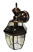 Outdoor Living : Heath Zenith SL-4166-AC Motion-Activated Six-Sided Coach Light, Antique Copper with Beveled Glass