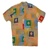 Jams World Big & Tall Bold Fancy Print Sport Shirt - OSKAR