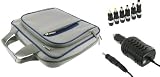 41jbzX43j1L. SL160  PCMS 2n1 Combo   MSI Wind U100 280US 10 Inch Netbook Carrying Bag with 12v Car Charger   Pinn Series Silver / Blue