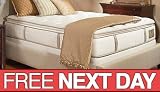 Twin Stearns & Foster Princes Street Luxury Plush Euro Pillowtop Mattress Set