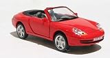 Porsche 911 Convertible in Red Scale 1:43