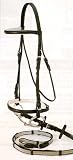 SILVER FOX Padded Snaffle Bridle with SUPER GRIP REIN