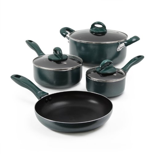 Oster 69553.07 Clairborne 7-Piece Cookware Set, Blue