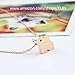 18k Plated Stainless Steel Elephant Animal Lucky Elephant Necklace Everyday Jewelry