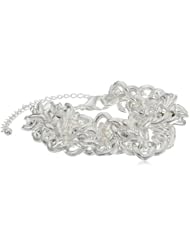 3 Row Curb Link Bracelet, 7"
