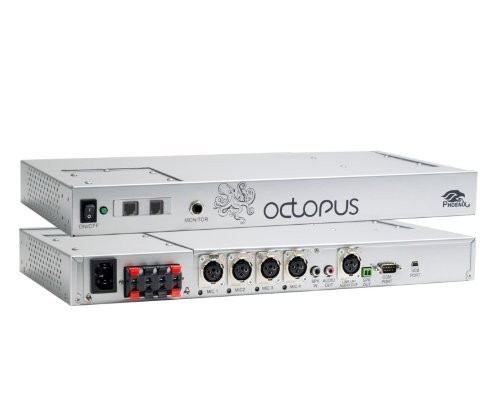 Pheonix Audio MT454-PSTN-PA USB Base Unit with Analog Phone (PSTN) Interface and Power Amplifier by Pheonix Audio