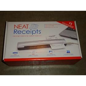 Professional Mobile Receipt and Document Scanner and Software Combination