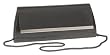 La Regale Shiny Metal Trim Shimmer Clutch