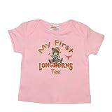 Infant / Baby NCAA Texas Longhorns My First Tee T-Shirt - Pink (Size: 6/9)