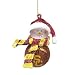 USC Trojans NCAA Striped Acrylic Basketball Snowman Ornament (2.5)