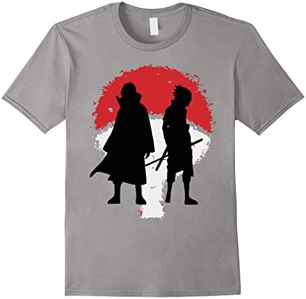 Men's Otaku Uchiha Brothers T-Shirt Medium Slate