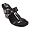 Nine West Women's Tavinos Platform Slide,Black,6.5 M US